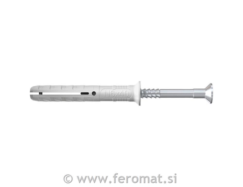 Vložek z vijakom udarni N 8x60/20 S (50)