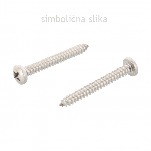 Vijak za pločevino - lečasta glava, C-H