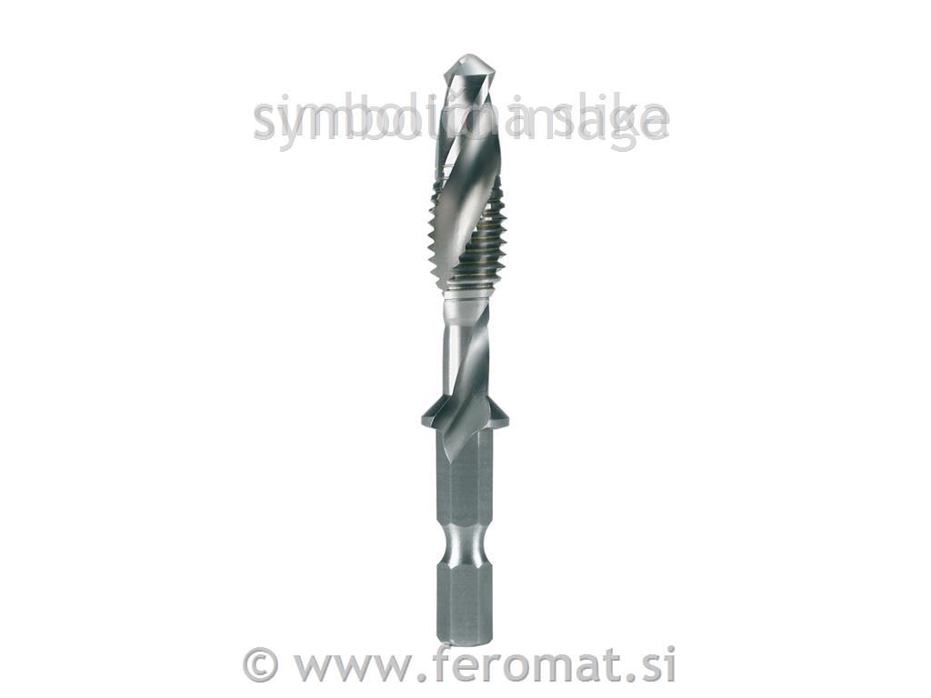 Sveder - Bit HSS M8x1.25 dolg
