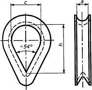 Srce DIN 6899 3,0mm