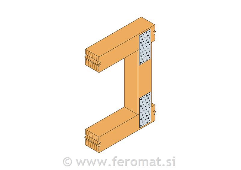 Plošča perforirana SIMPSON NP 50X200X2