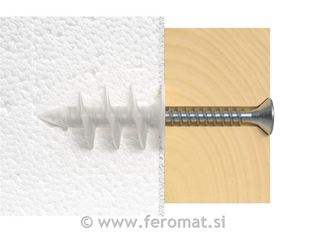Vložek za izolacijske materiale