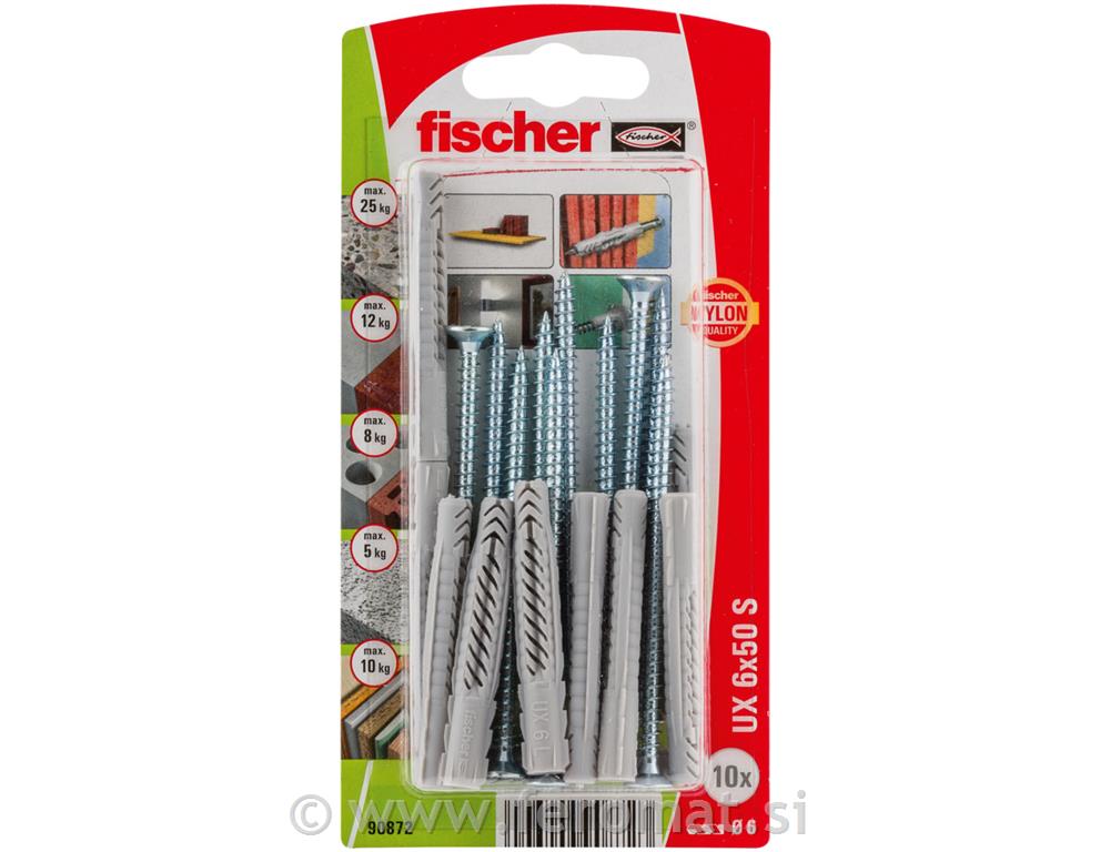 Fischer - Vložek UX z vijakom
