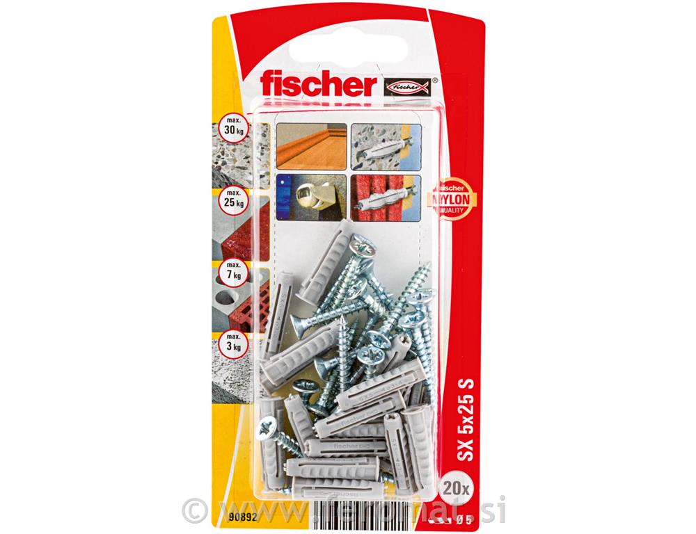 Fischer - Vložek SX z vijakom