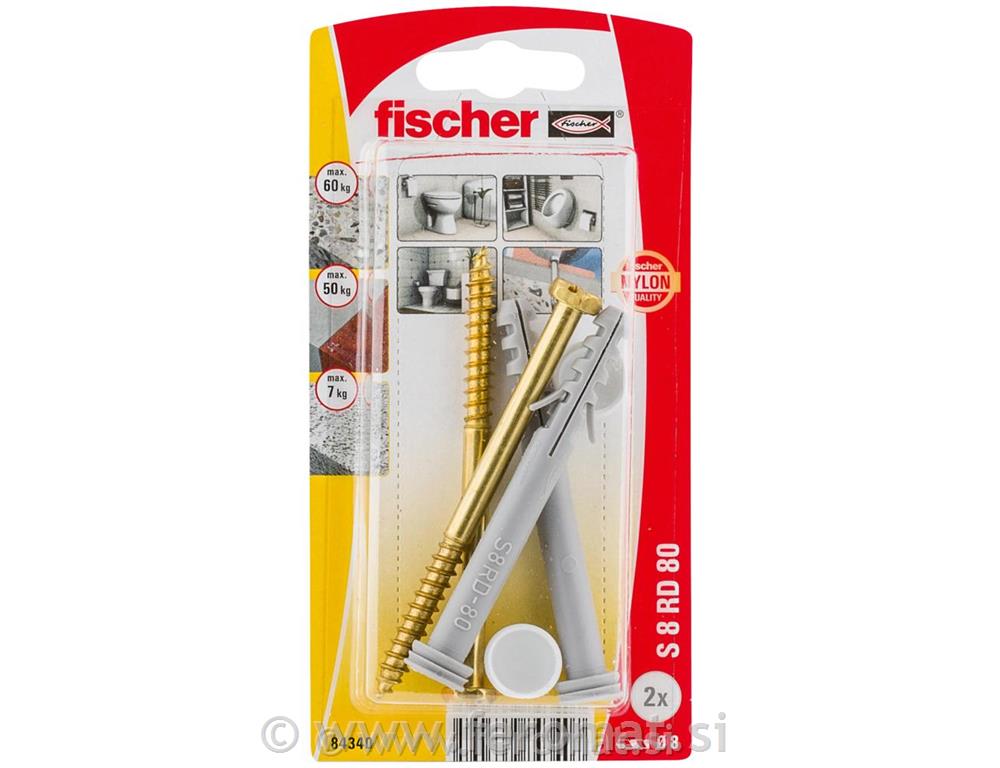 Fischer - Podstavek za zaustavljanje vrat in pritrditev za WC
