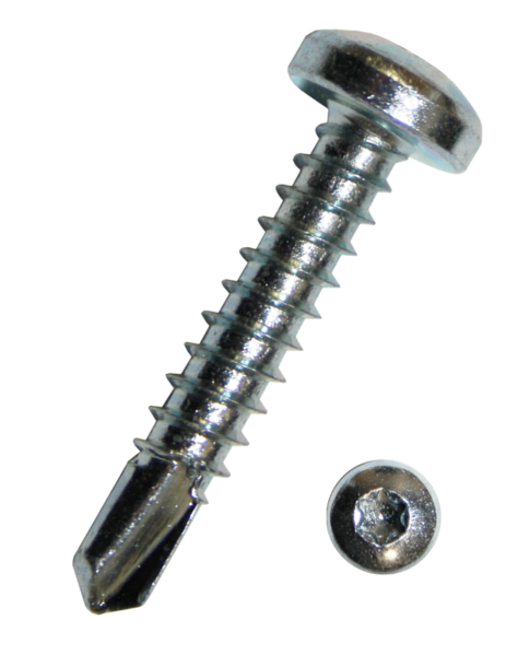 Samovrtalni, lečasta glava, tip M - DIN 7504, Cinkan, Torx