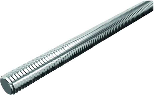 Navojna, oblika A, 8,8, 2 m - DIN 976 - Cinkana