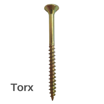Ugrezna glava, Rumeno pocinkan - Torx