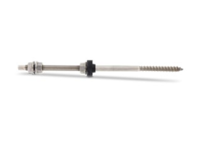 Obesni, DIN 6923 + EPDM, sestavljen - Inox A2