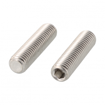 Navojni, imbus, ploščat - ISO 4026 (DIN 913), A2 - Inox