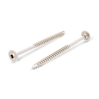 Široka glava, delni navoj, rezalna konica, Inox A2 - Torx