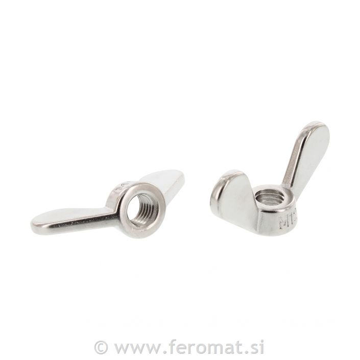 Krilna, nemški tip - DIN 315, A2 - Inox