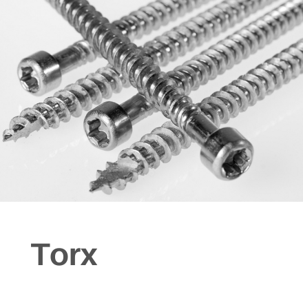 Schmid - HBS, cilinder glava, polni navoj, Rumeno pocinkan - Torx